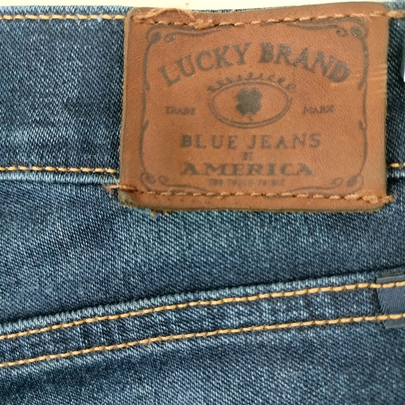 Lucky Brand Sophia Boot Cut Ankle Dark Wash Jeans Sz. 4/27 - Picture 12 of 13